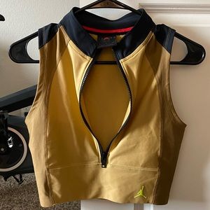 Nike Air Jordan body con crop top size small